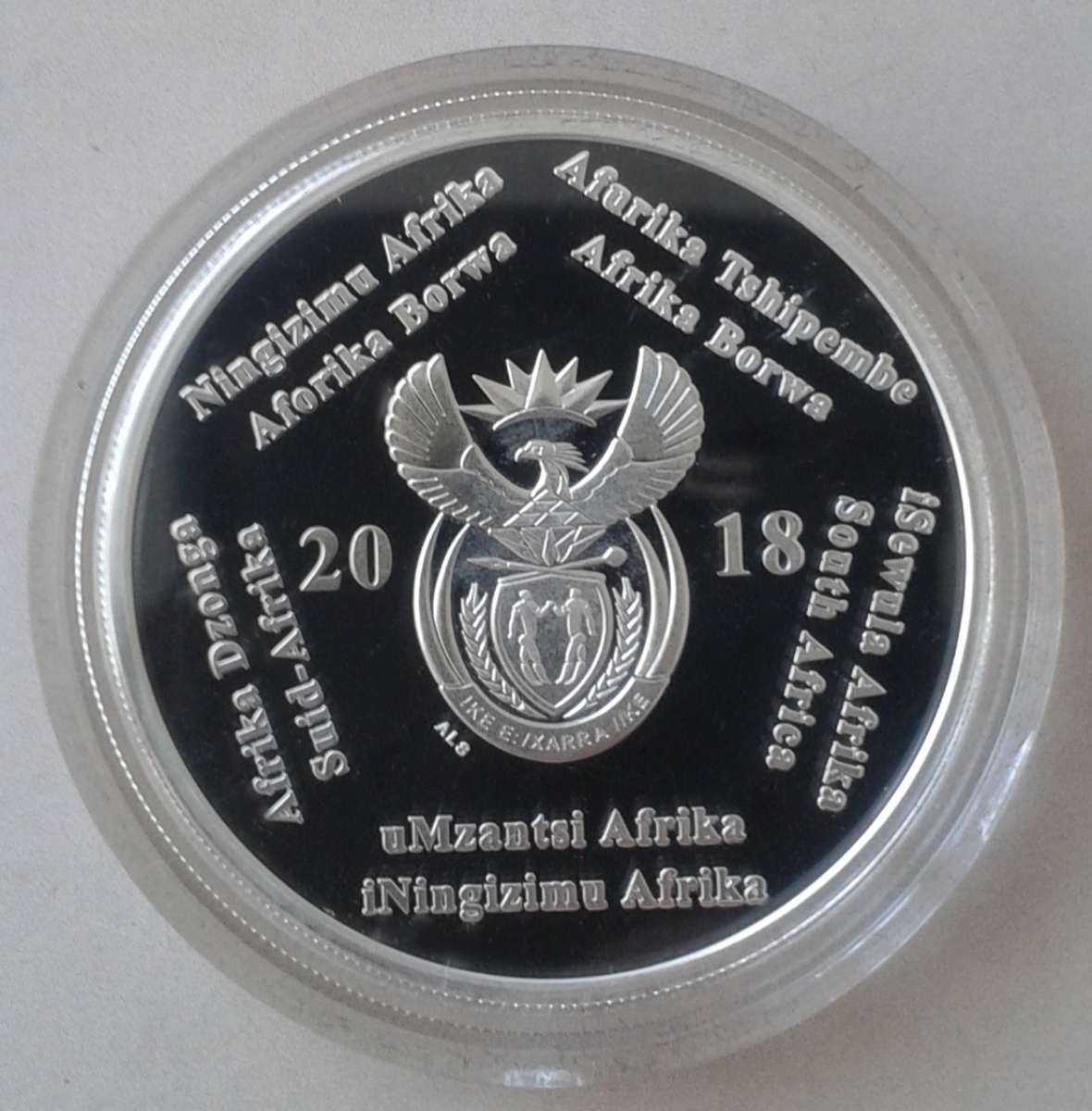 2018 Republic 1oz proof silver R2 in box incl.certificate  - Computed Tomography