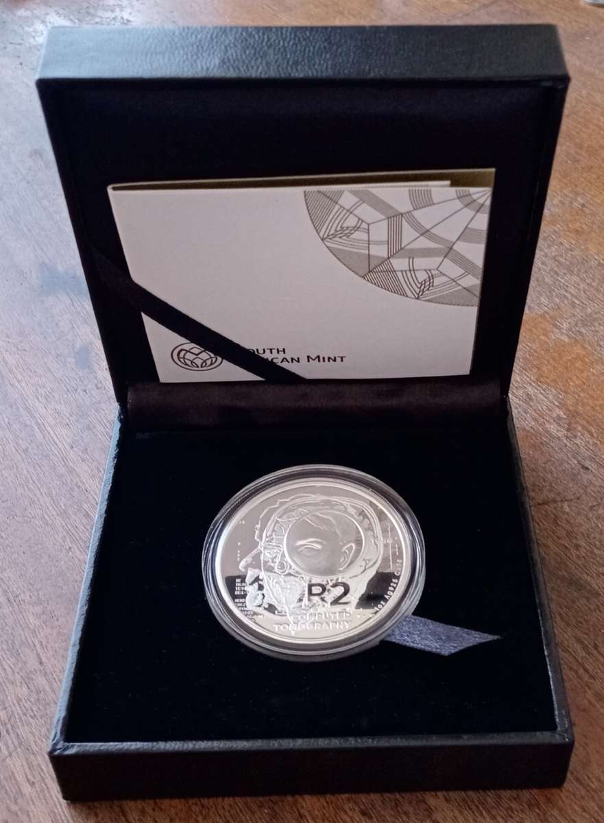 2018 Republic 1oz proof silver R2 in box incl.certificate  - Computed Tomography