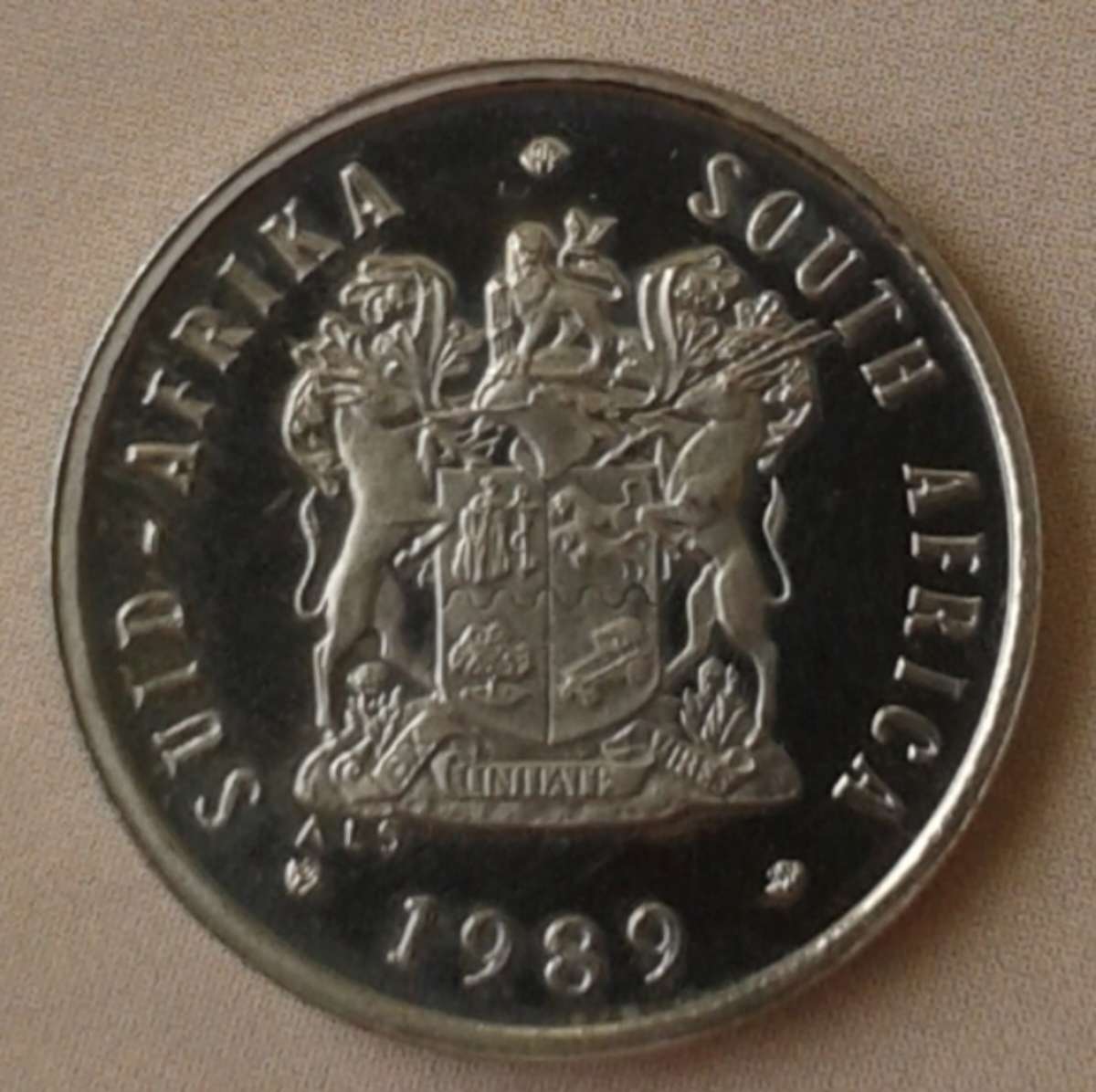 Scarcer 1989 Proof nickel 5c