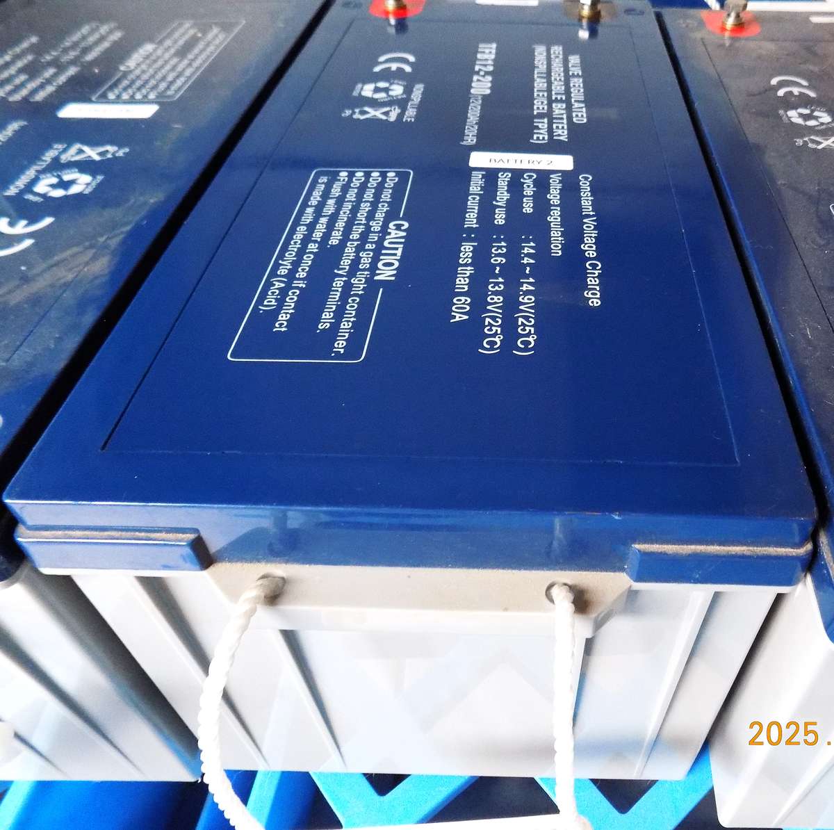 12 VOLT DC 200AH SEALED GEL BATTERY