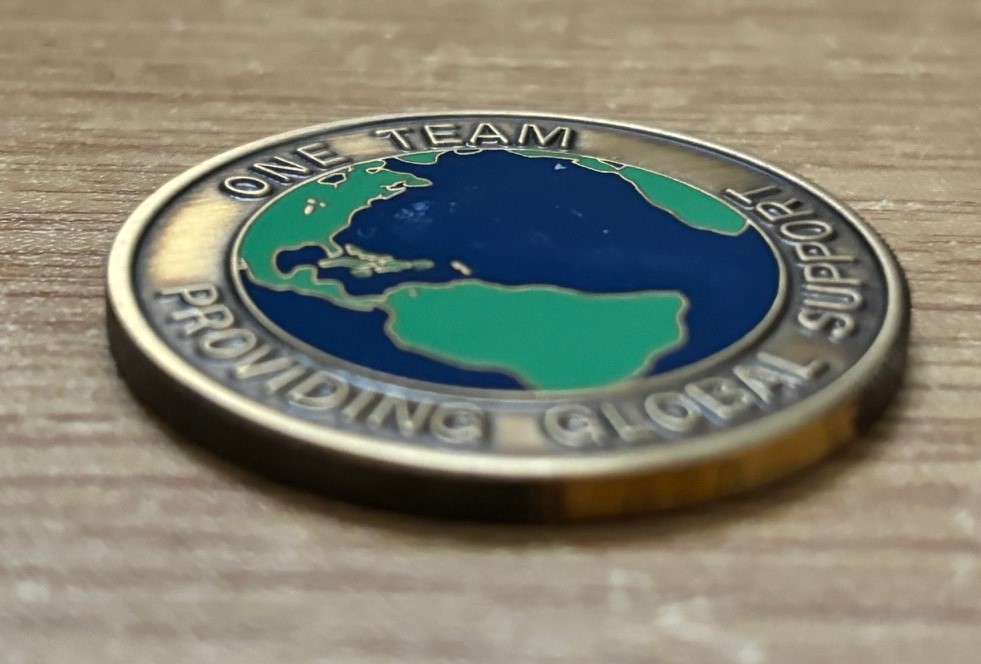 CHALLENGE COINS - One Team Providing Global Support