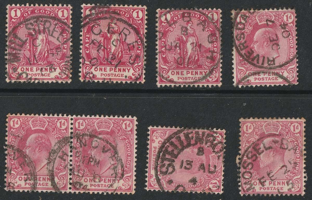 Cape of Good Hope POSTMARKS - Nice range
