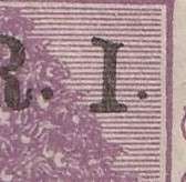 ORANGE FREE STATES - 1900 VRI Overprint Stops raised  1d pair with "Top of I shaved" *MM*