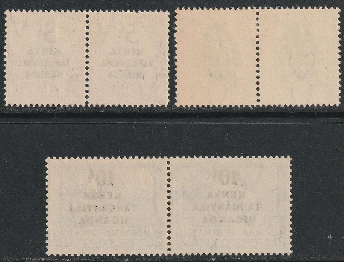 Kenya Uganda & Tanganyika - 1941 overprinted issue Issue Part set *MM*