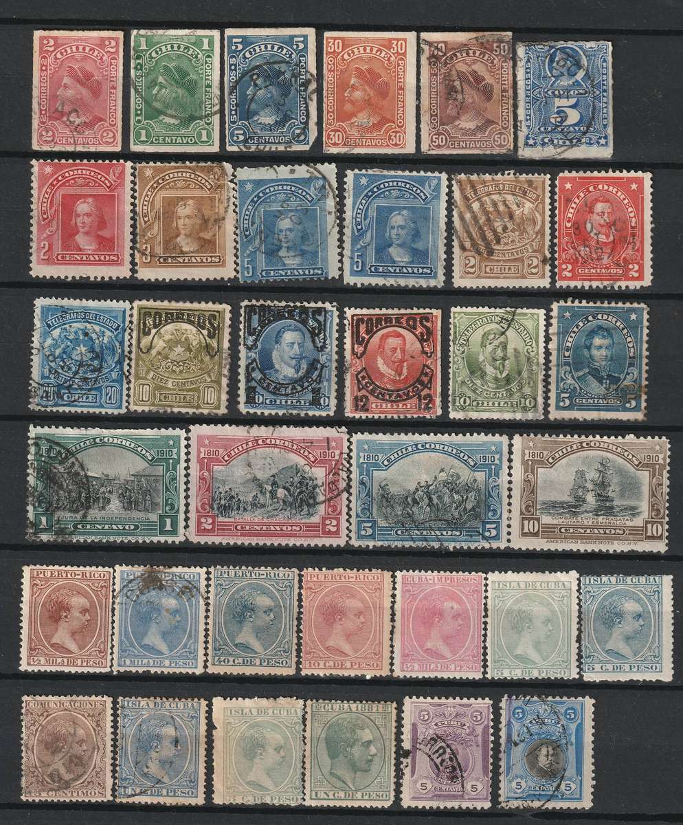 SOUTH AMERICAN STATES - Very nice selection of different early issues