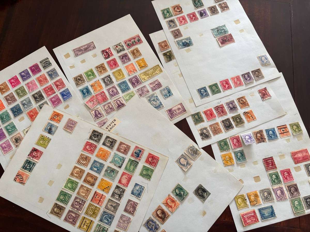 UNITED STATES - Very nice old collection on 7 pages. Lots of value here.
