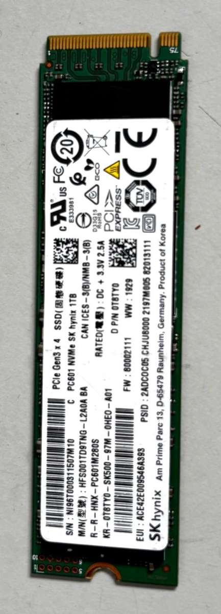 NVMe - 1TB SK Hynix