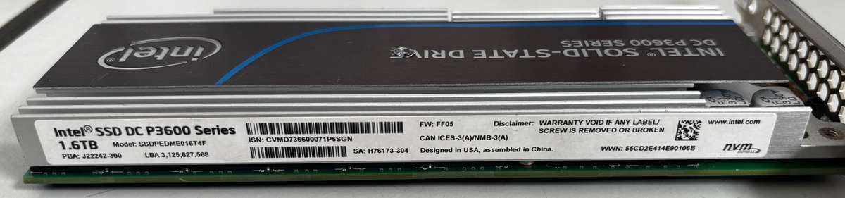 INTEL Solid State Drive - DC P3600 Series
