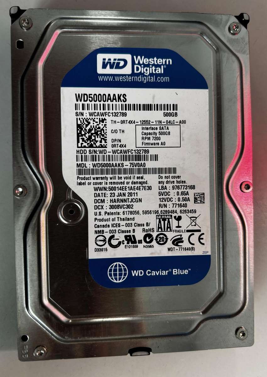 HDD - 500GB Western Digital