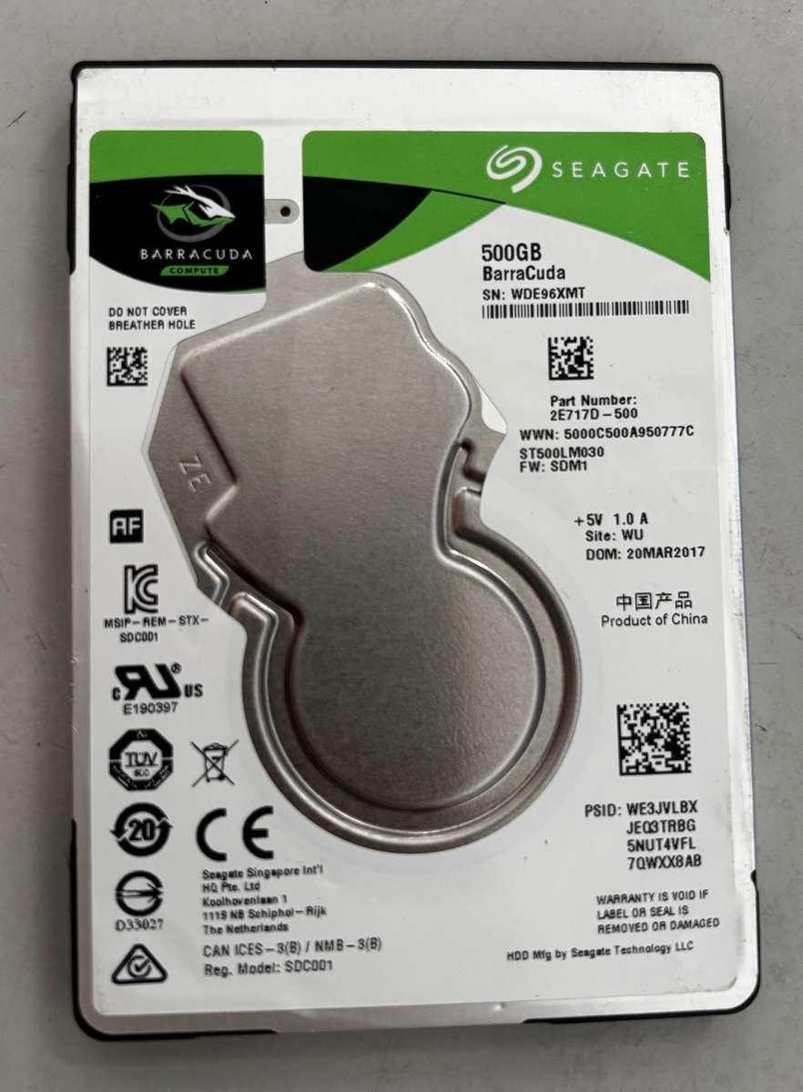 HDD - 500GB Seagate