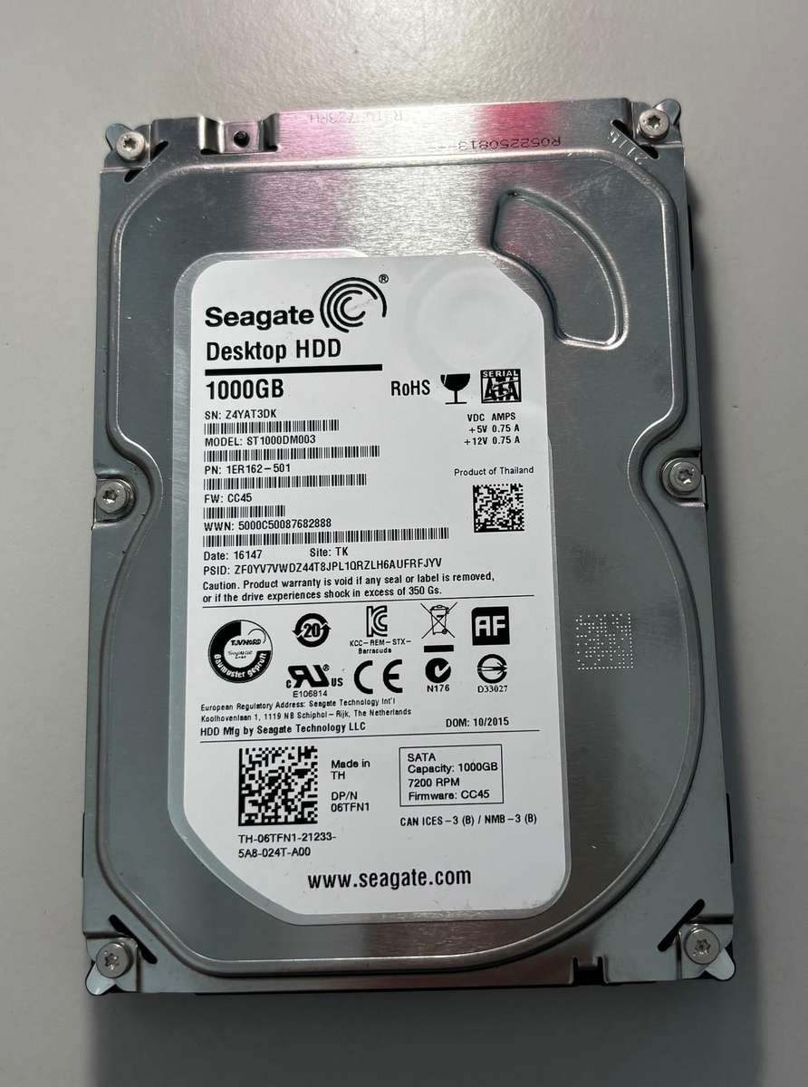 HDD - 1TB Seagate