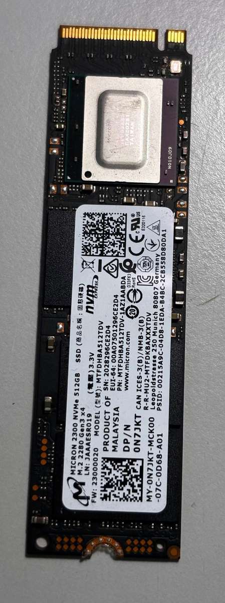 NVMe - 512GB Micron
