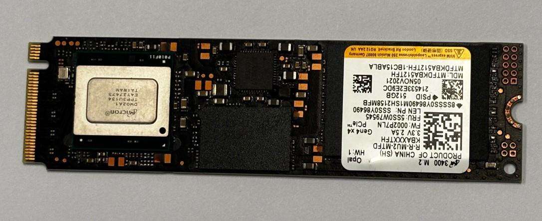 NVMe - 512GB Micron SSD