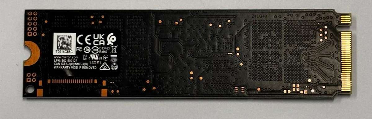 NVMe - 512GB Micron SSD