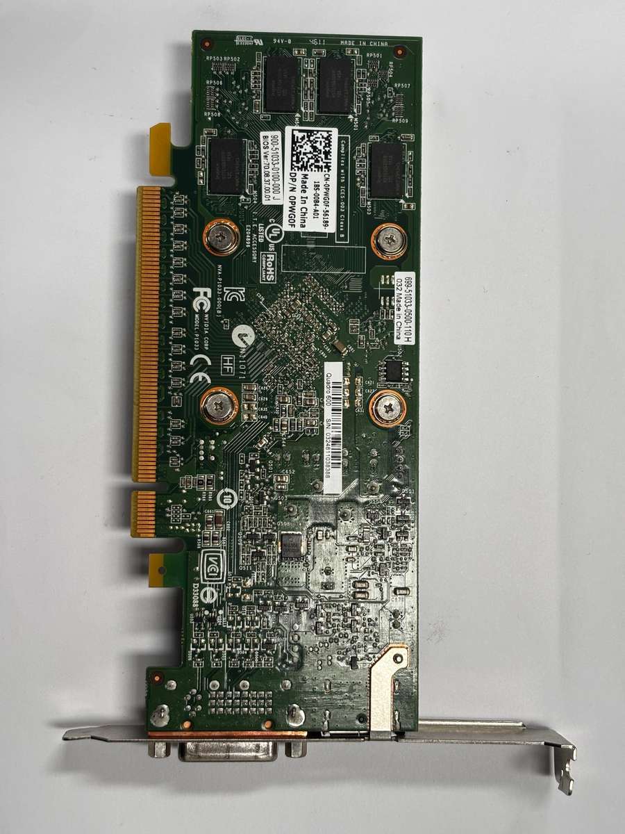 Nvidia Quadro 600 card