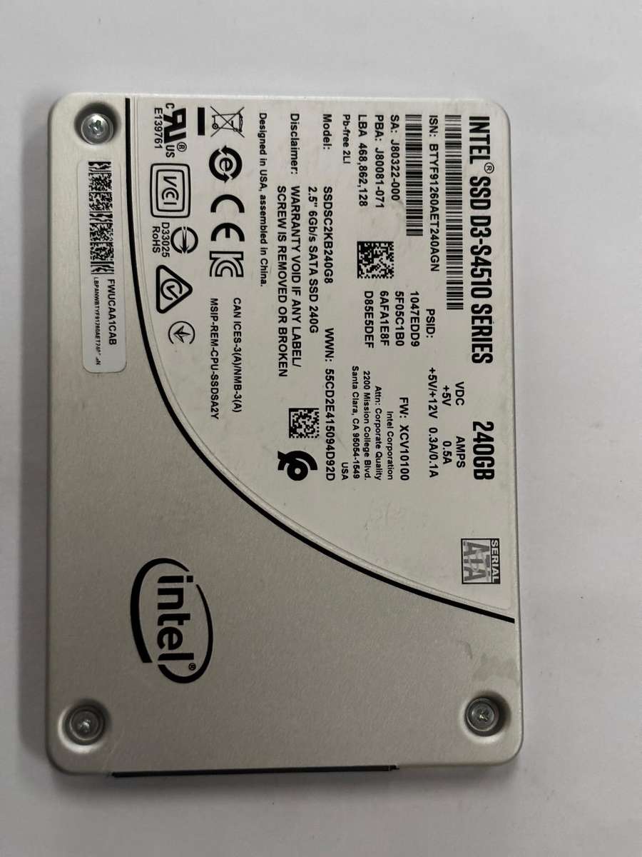 SSD - 240GB Intel
