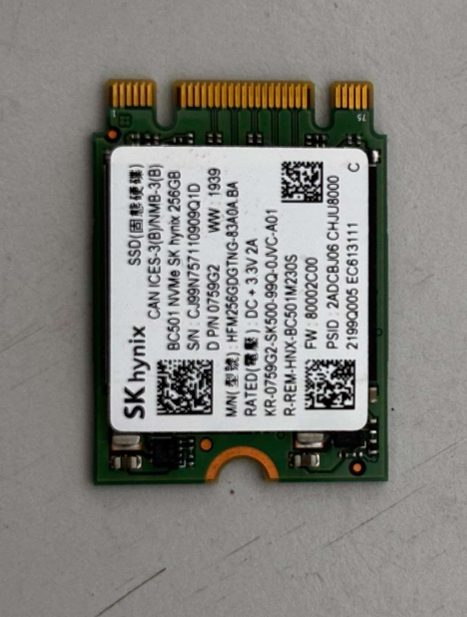 NVMe - 256GB SK Hynix