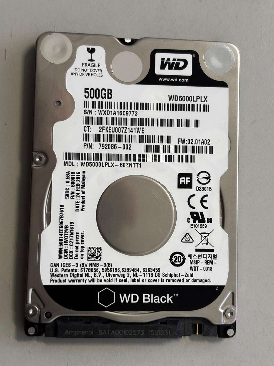 HDD - 500GB Western Digital