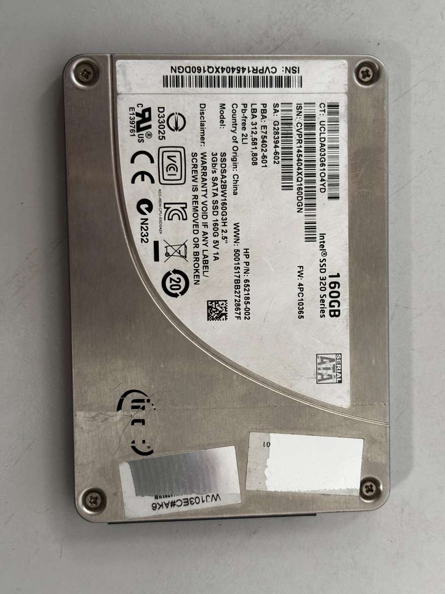 SSD - 160GB Intel