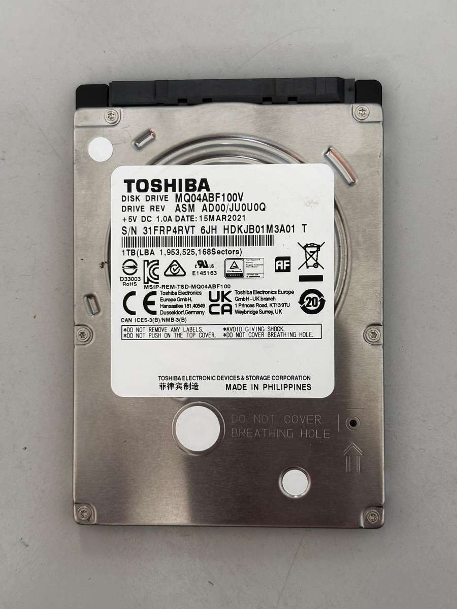 HDD - 1TB Toshiba
