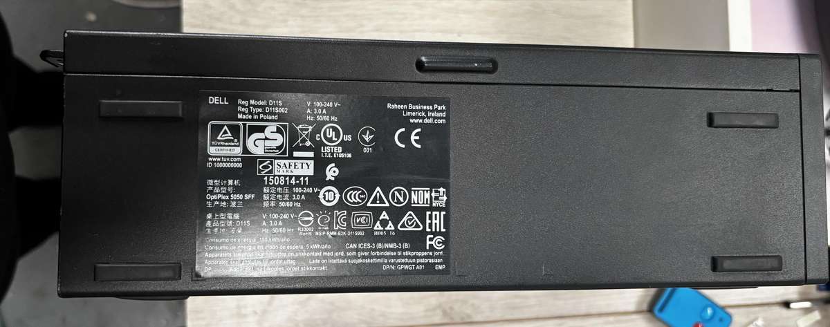 Dell Optiplex 5050 i5 7th gen