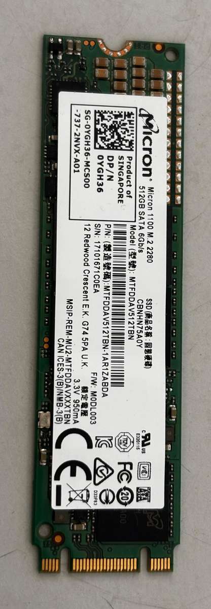 M.2 SSD - 512GB Micron