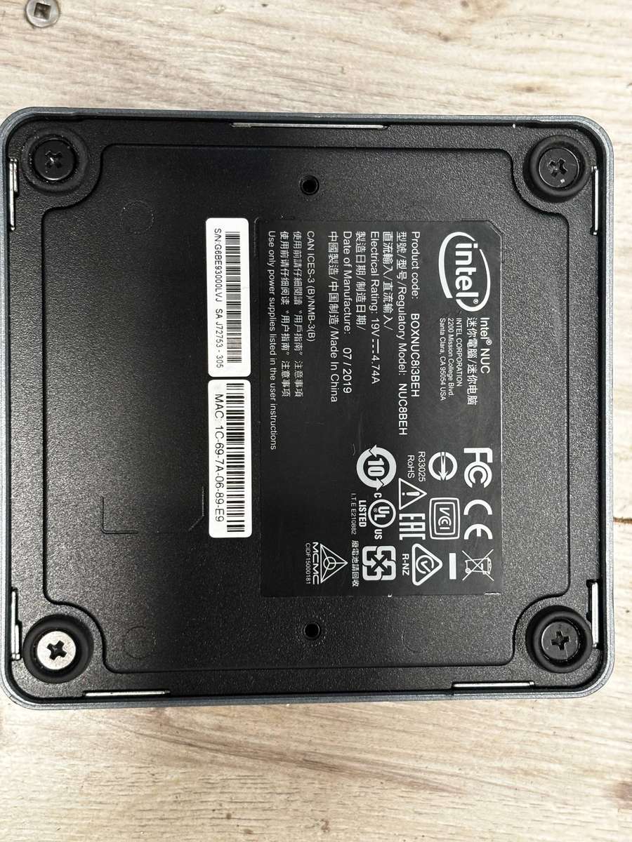 Intel NUC mini PC i3 8th Gen