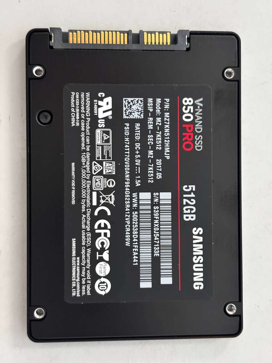 SSD - 512GB Samsung