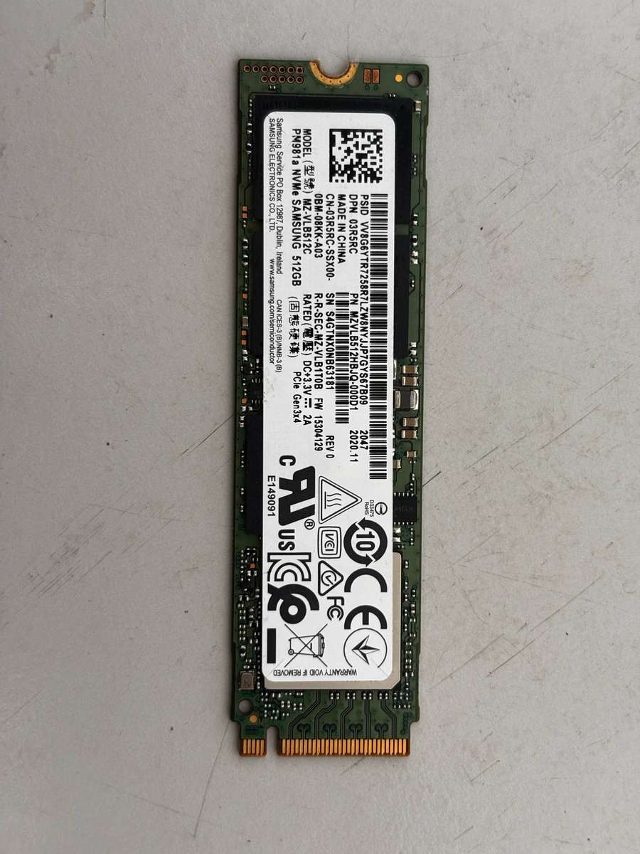 NVMe - 512GB Samsung