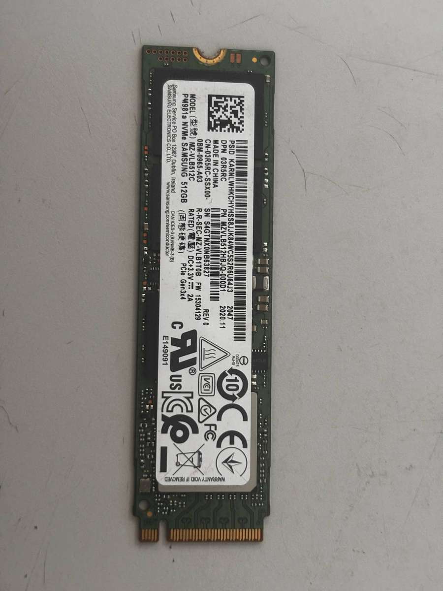 NVMe - 512GB Samsung