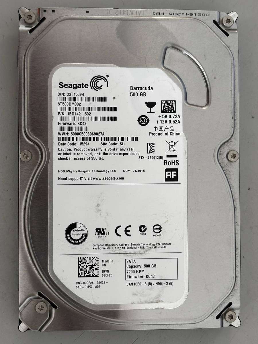 HDD - 500GB Seagate