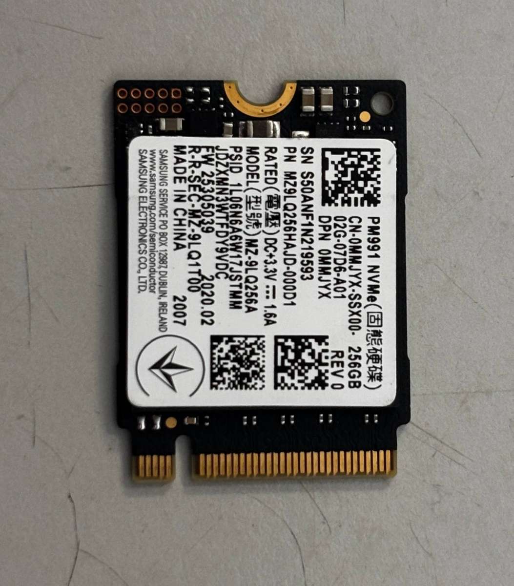 NVMe - 256GB Samsung