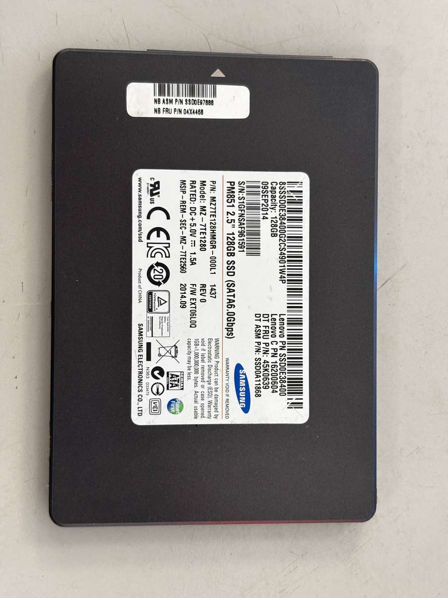 SSD - 128GB Samsung