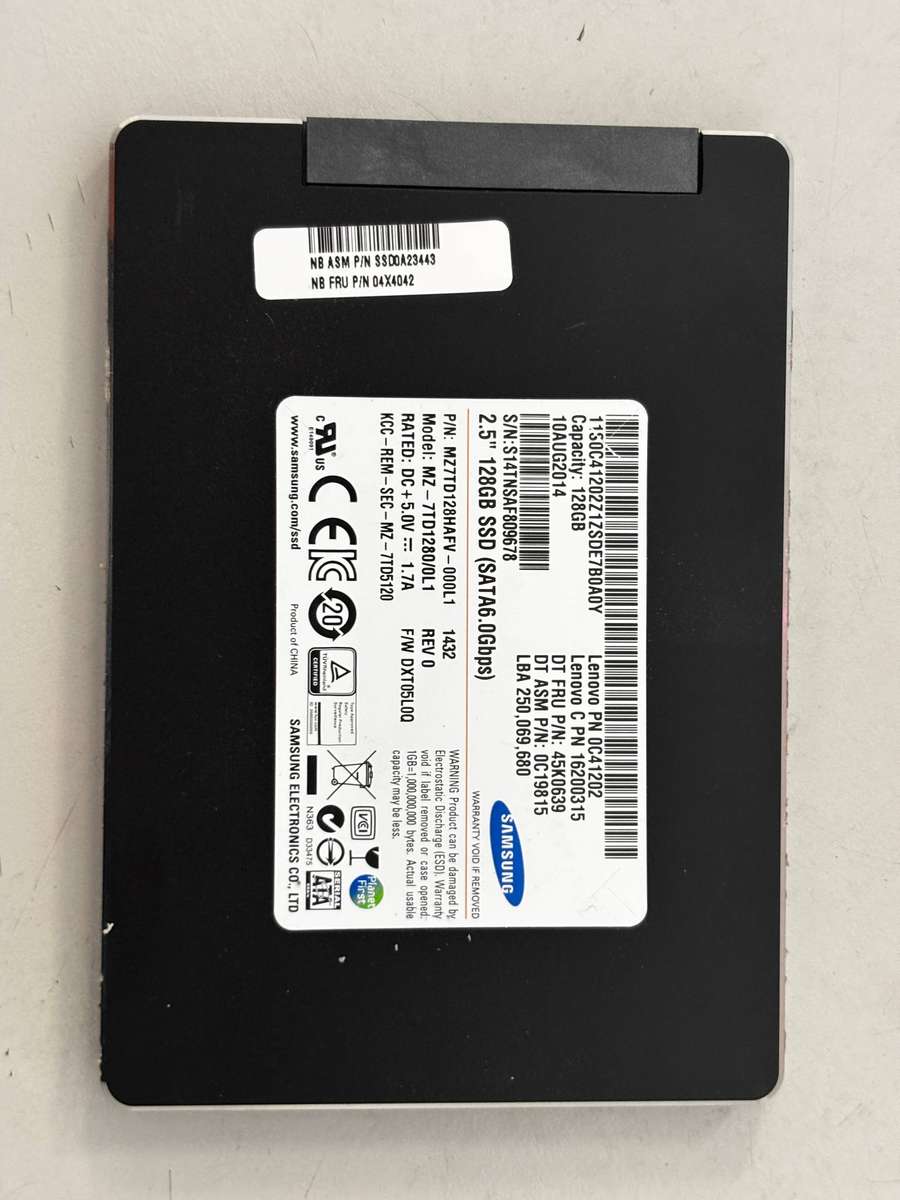 SSD - 128GB Samsung
