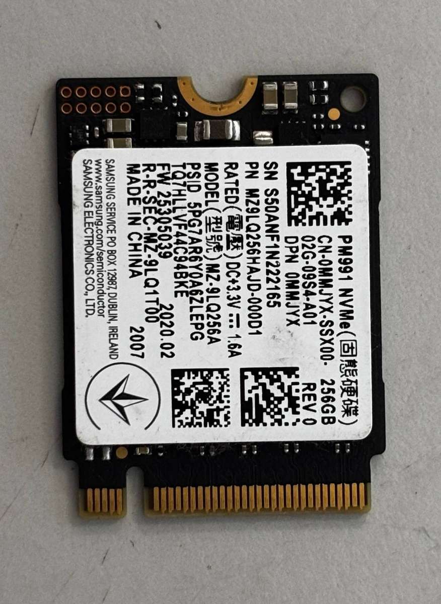 NVMe - 256GB Samsung