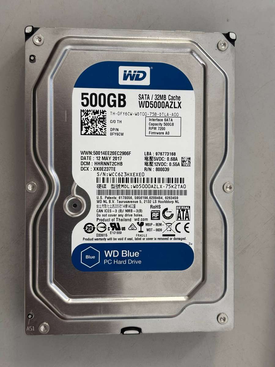 HDD - 500GB Western Digital