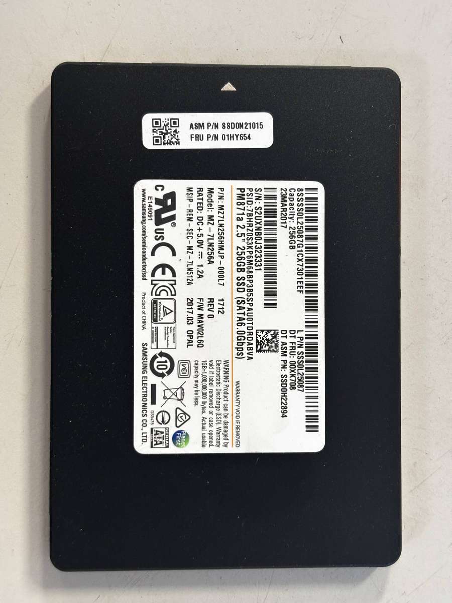 SSD - 256GB Samsung