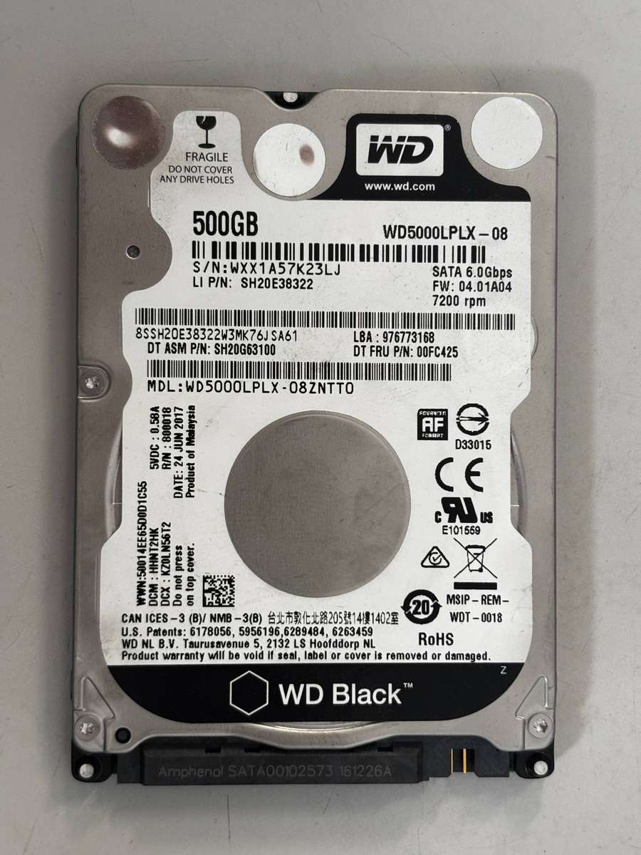 HDD - 500GB Western Digital