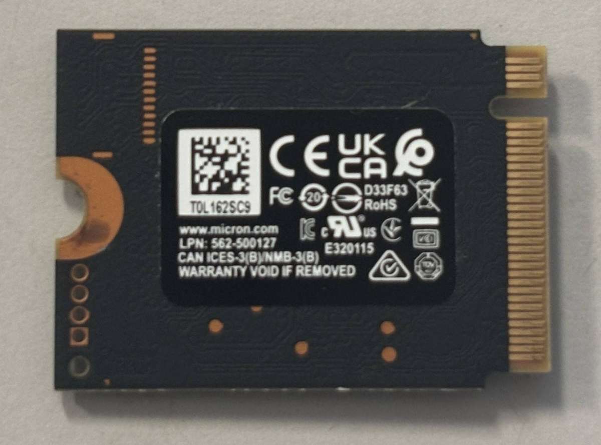 NVMe - 512GB Micron Gen 4