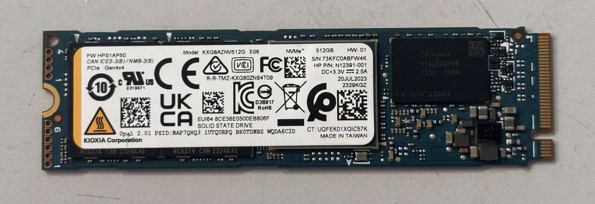 NVMe - 512GB KIOXIA