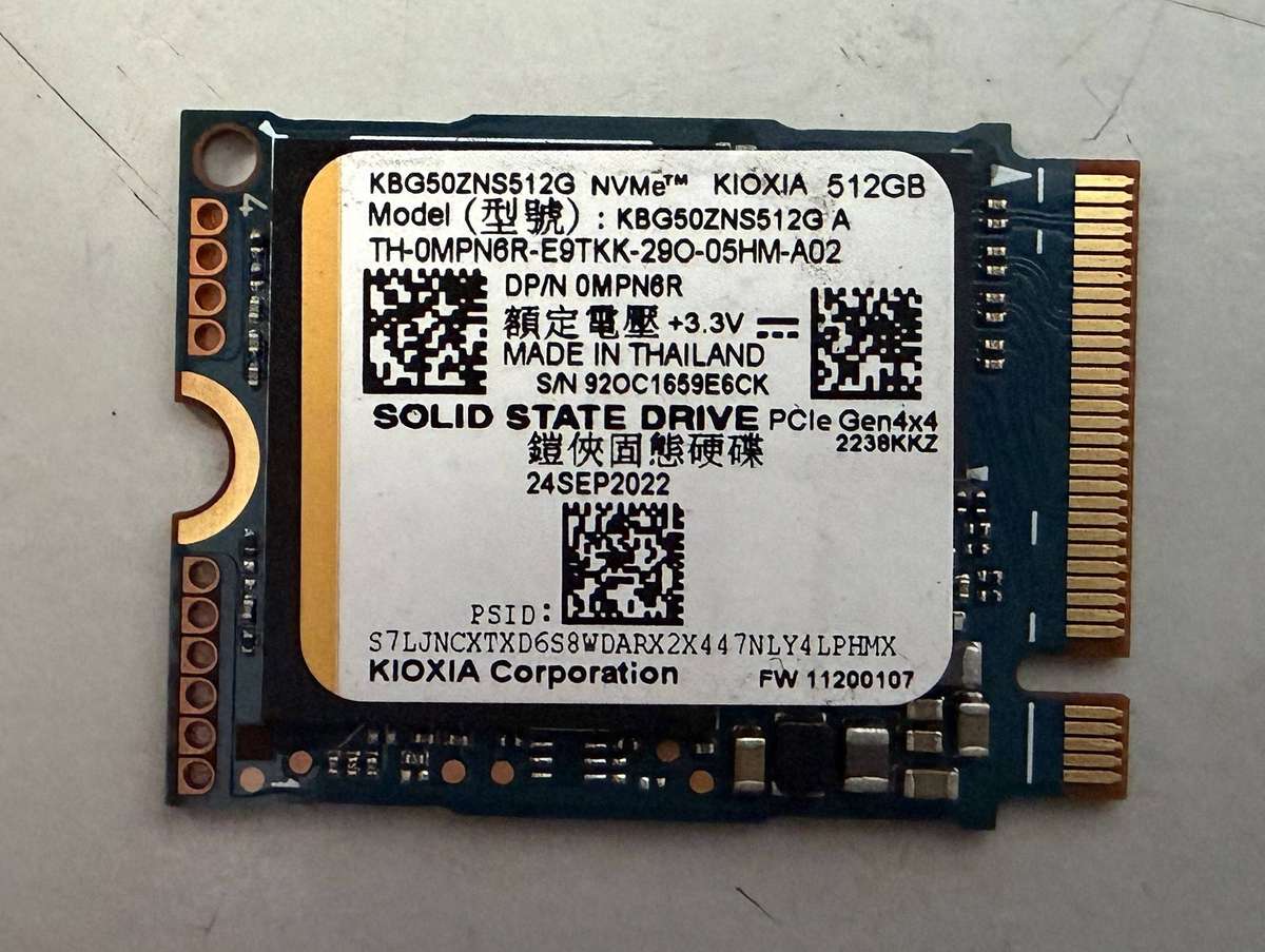 NVMe - 512GB KIOXIA