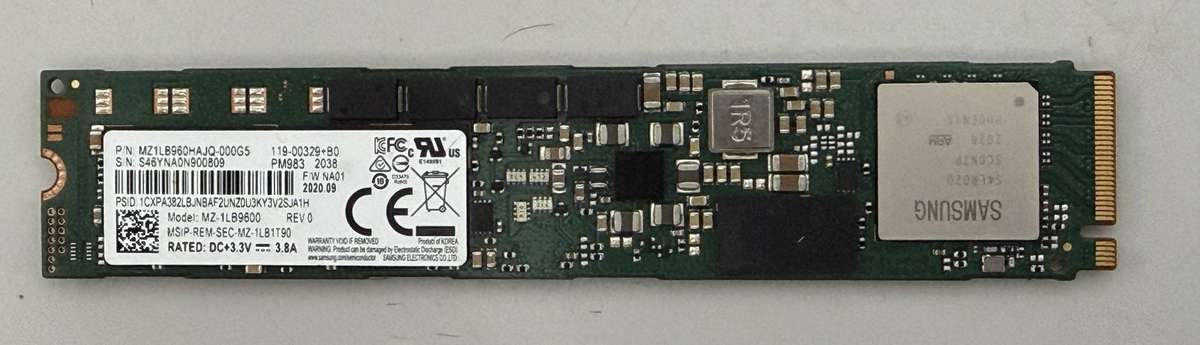 NVMe - 960GB SAMSUNG PM983