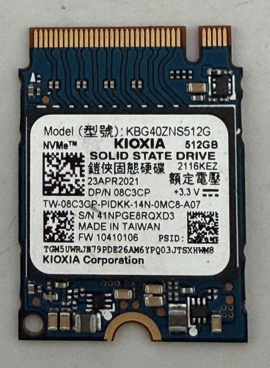 NVMe - 512GB KIOXIA