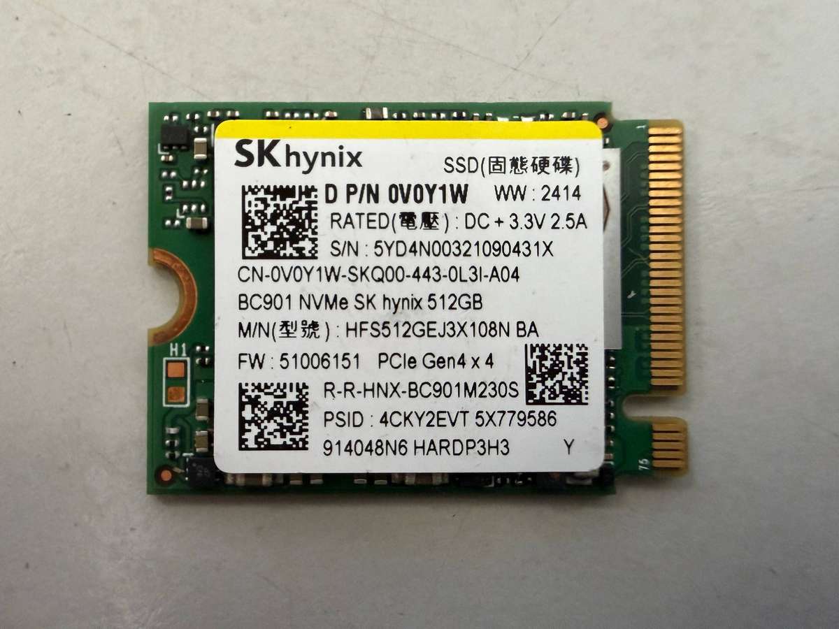NVMe - 512GB SK Hynix