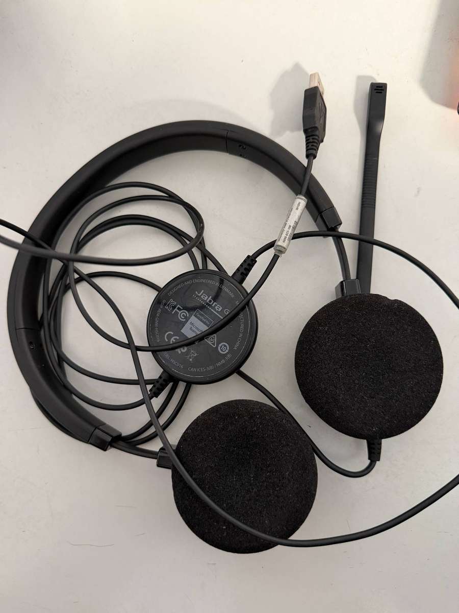 Jabra headset with microphone