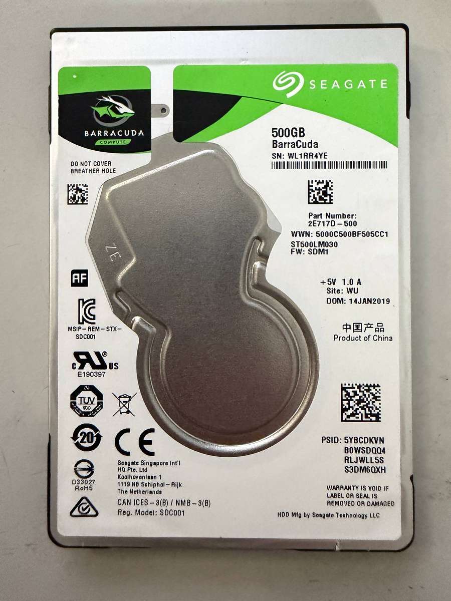 HDD - 500GB Seagate