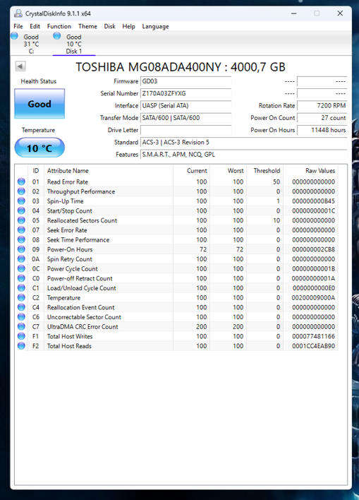 HDD - 4TB Dell