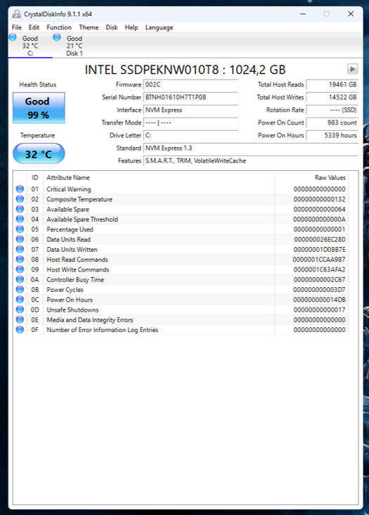 SSD - 128GB Transcend