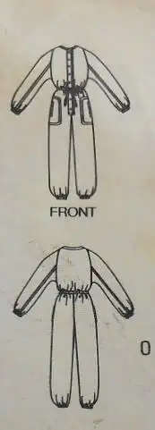 BUTTERICK 5243 PINAFORE SIZE 8-10-12 COMPLETE-CUT TO 12-  SEWING PATTERN