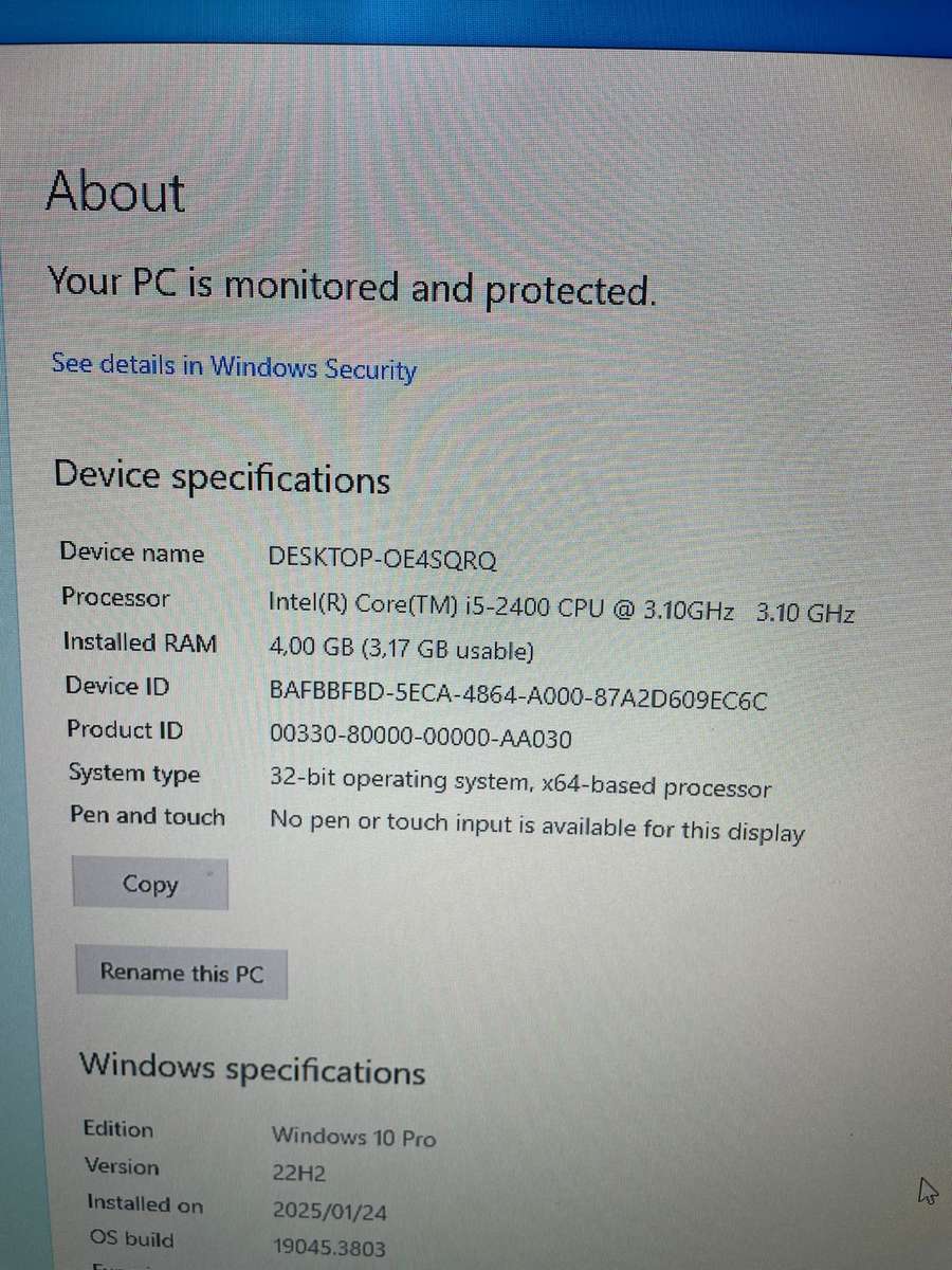 Dell Optiplex 390, 160GB hdd, 4GB Ram, i5 2nd Gen